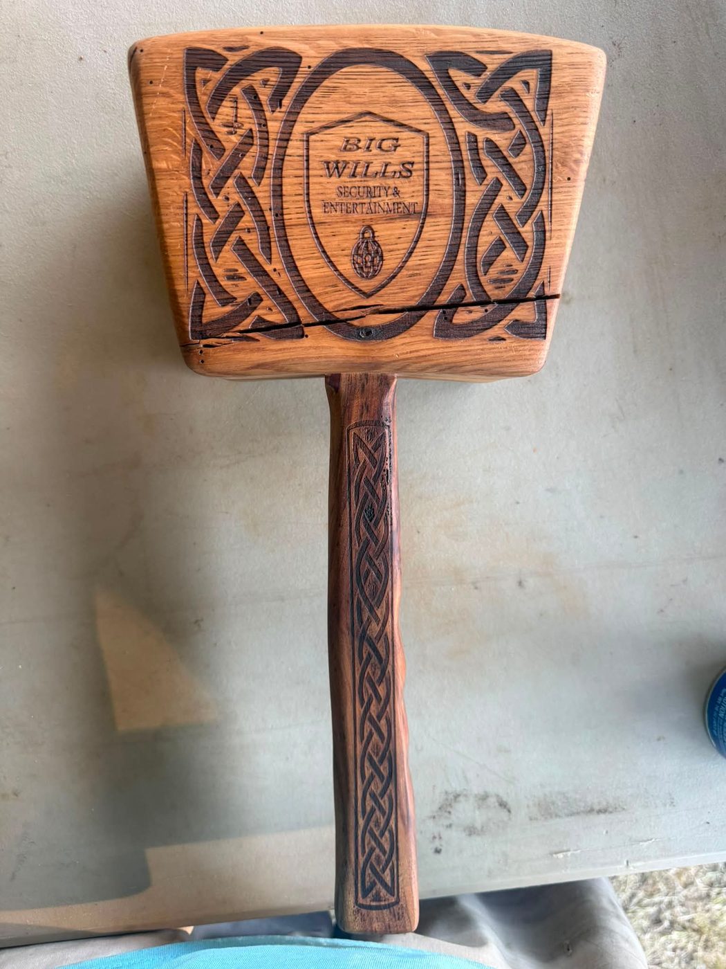 Handcrafted Big Wills sign