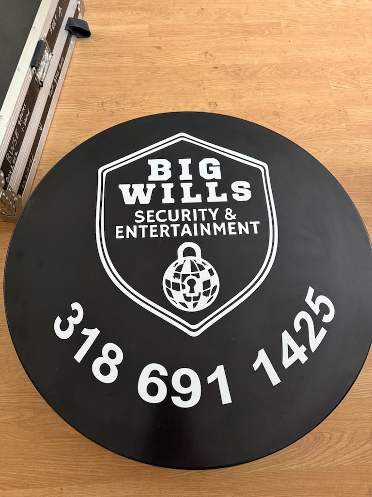 Big Wills branded 360 photo booth platform
